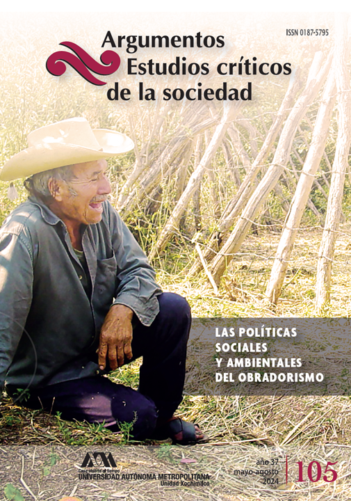 					Ver Núm. 105 (2024): "Las políticas sociales y ambientales del obradorismo"
				